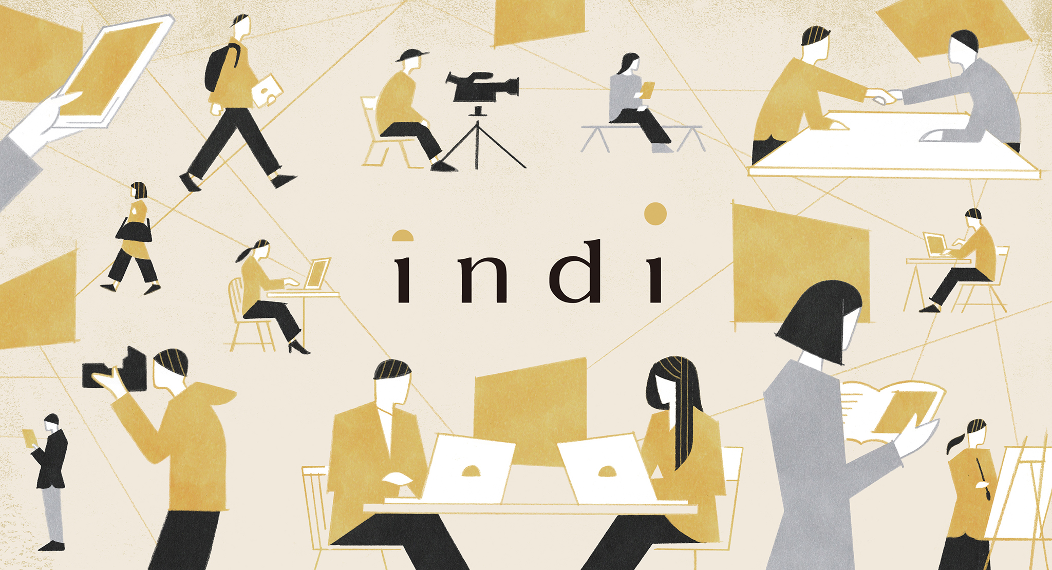 indi corporate site イラスト イメージ1
