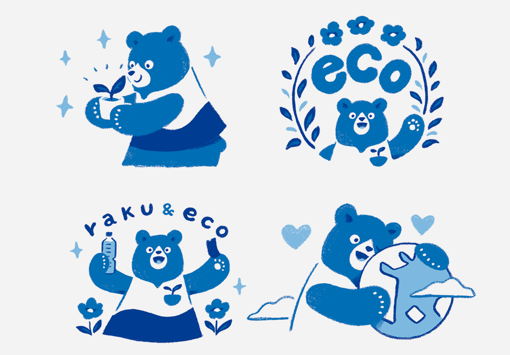 アサヒ飲料「シンプルecoラベル」キャラクターデザインサムネイル画像